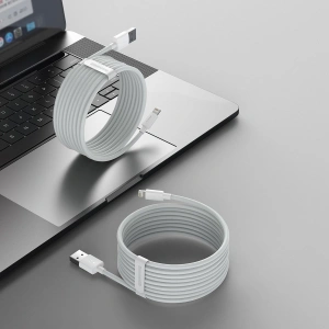 Hurtownia GSM - Kabel Baseus Simple Wisdom USB-A/Lightning 2.4A, 1.5m (biały) [2 PACK] - BSU4140 - {ean13} - Hurt