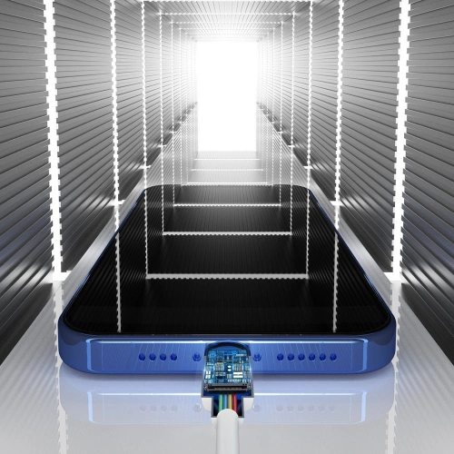 Kabel Baseus Simple Wisdom USB-A/Lightning 2.4A, 1.5m (biały) [2 PACK]