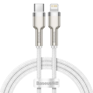 Kabel Baseus Cafule USB-C/Lightning PD, 20W, 1m (weiß)
