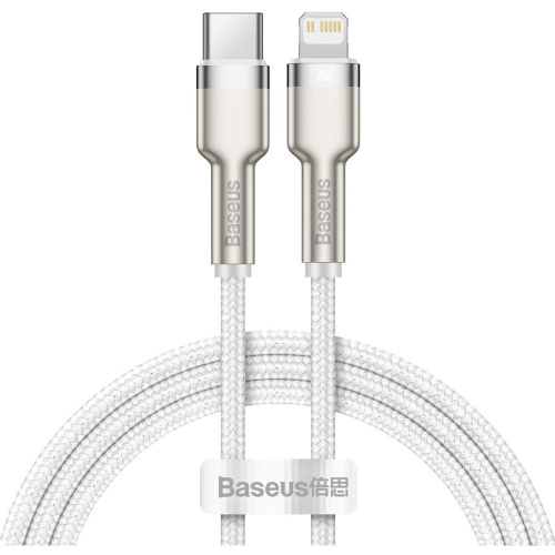 Baseus Distributor - 6953156202078 - BSU4141 - Baseus Cafule USB-C/Lightning Cable PD, 20W, 1m (white) - B2B homescreen