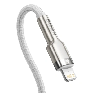 Kabel Baseus Cafule USB-C/Lightning PD, 20W, 1m (weiß)