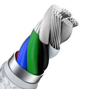Kabel Baseus Cafule USB-C/Lightning PD, 20W, 1m (biały)