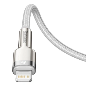 Kabel Baseus Cafule USB-C/Lightning PD, 20W, 1m (weiß)
