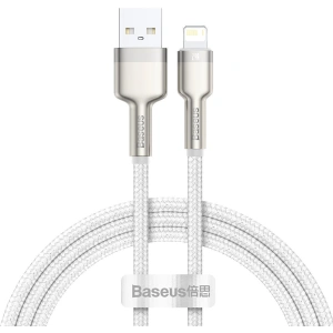 Kabel Baseus Cafule USB-A/Lightning 2.4A, 1m (biały)
