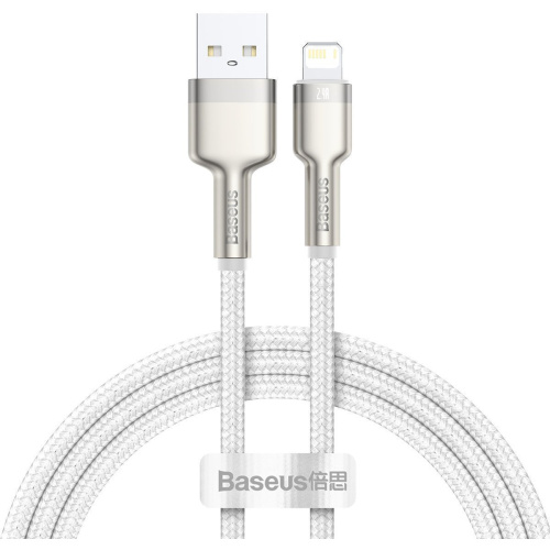 Baseus Distributor - 6953156202252 - BSU4142 - Baseus Cafule USB-A/Lightning Cable 2.4A, 1m (white) - B2B homescreen