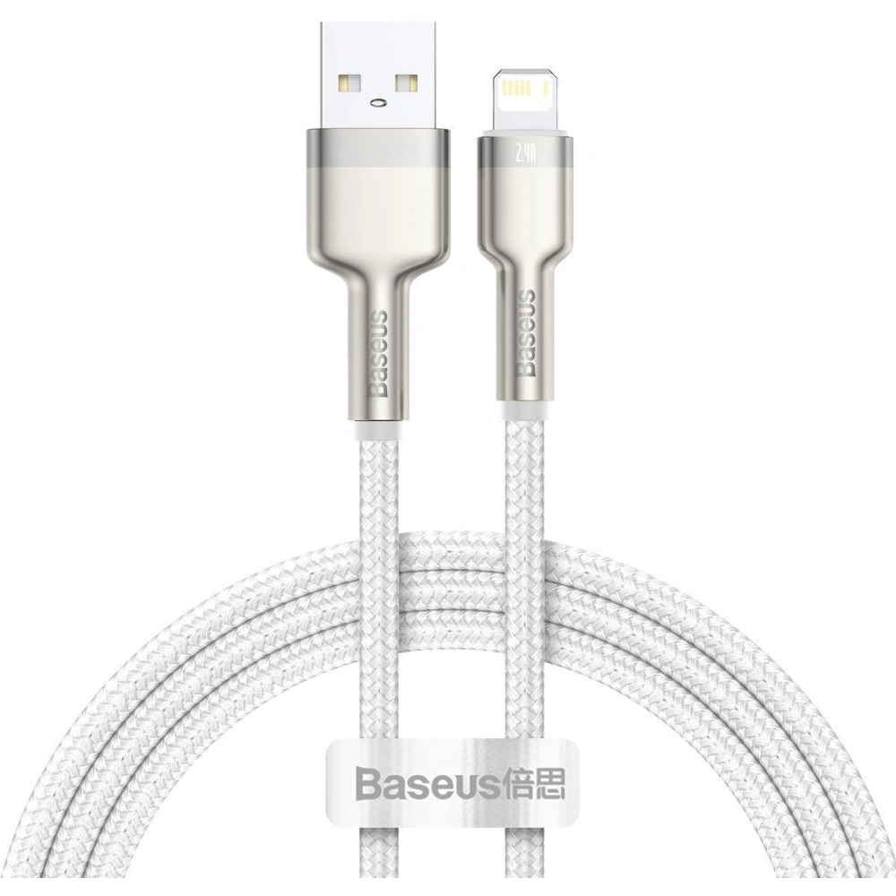 Hurtownia GSM - Cablu Baseus Cafule USB-A/Lightning 2.4A, 1m (alb) - BSU4142 - {ean13} - Hurt