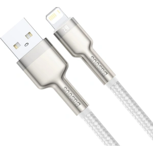 Kabel Baseus Cafule USB-A/Lightning 2.4A, 1m (biały)