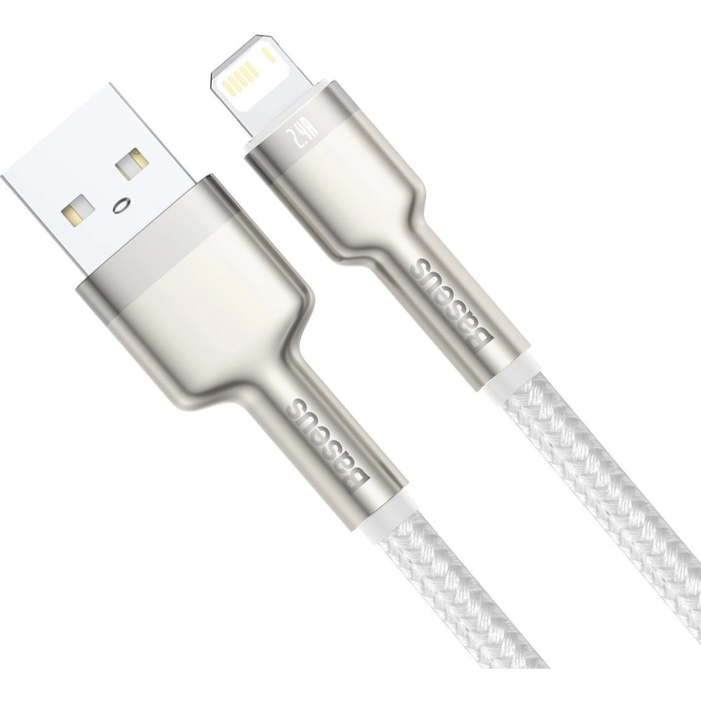 Hurtownia GSM - Kabel Baseus Cafule USB-A/Lightning 2.4A, 1m (weiß) - BSU4142 - {ean13} - Hurt