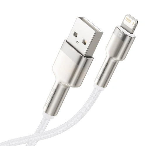 Kabel Baseus Cafule USB-A/Lightning 2.4A, 1m (biały)