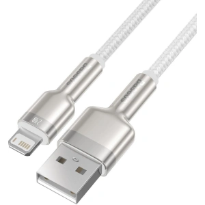 Kabel Baseus Cafule USB-A/Lightning 2.4A, 1m (biały)