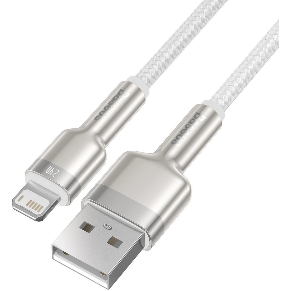 Hurtownia GSM - Kabel Baseus Cafule USB-A/Lightning 2.4A, 1m (weiß) - BSU4142 - {ean13} - Hurt