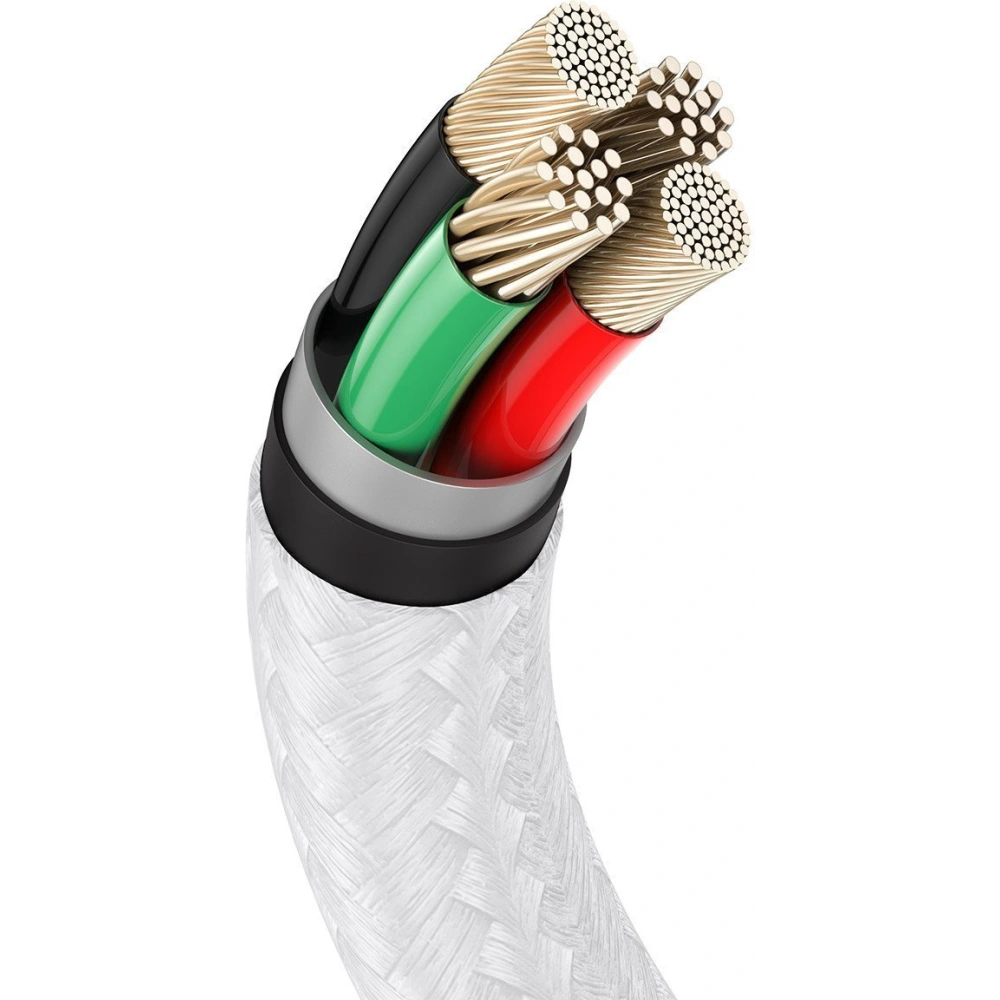 Hurtownia GSM - Kabel Baseus Cafule USB-A/Lightning 2.4A, 1m (weiß) - BSU4142 - {ean13} - Hurt
