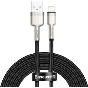 Kabel Baseus Cafule USB-A/Lightning 2.4A, 2m (czarny)