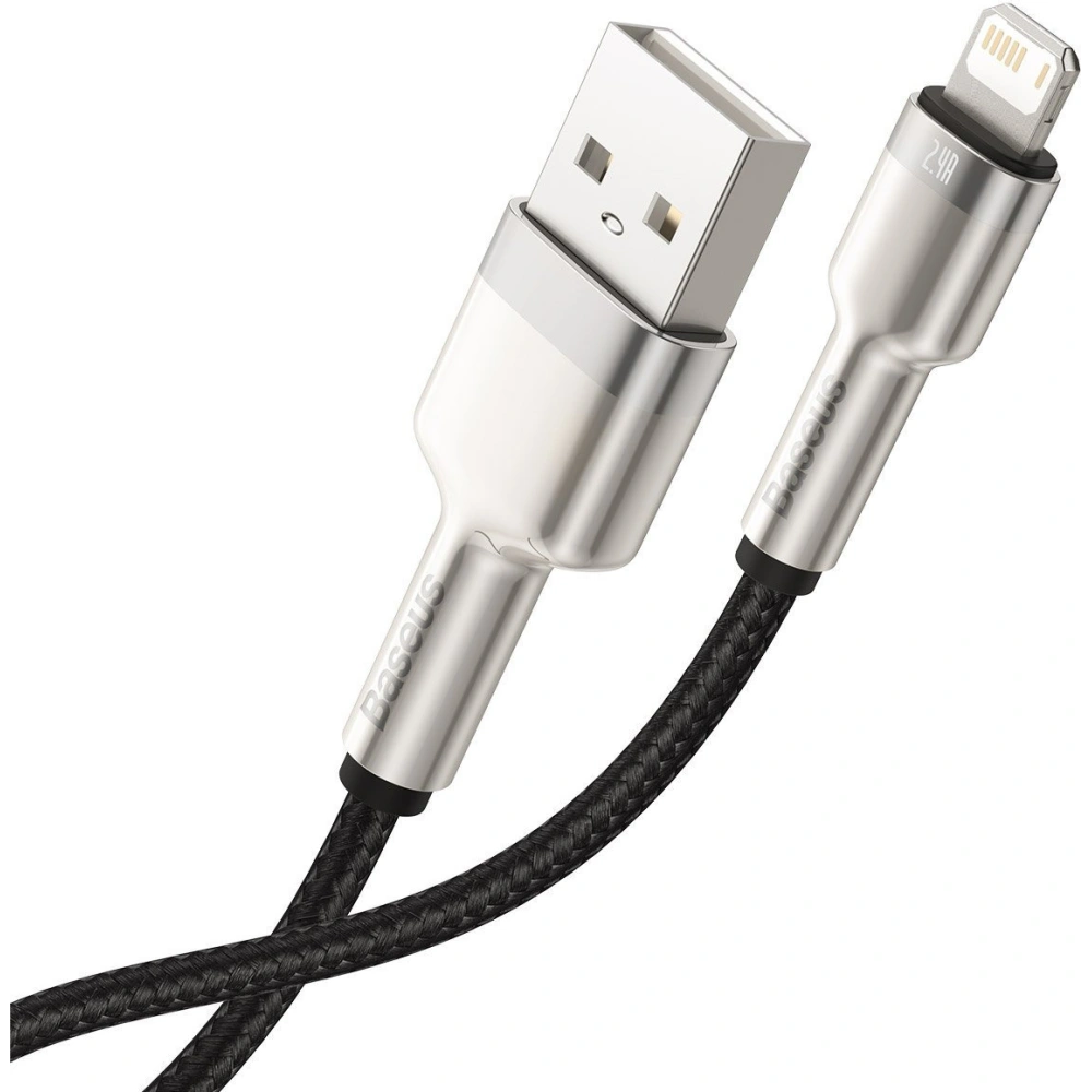 Hurtownia GSM - Kabel Baseus Cafule USB-A/Lightning 2.4A, 2m (schwarz) - BSU4143 - {ean13} - Hurt