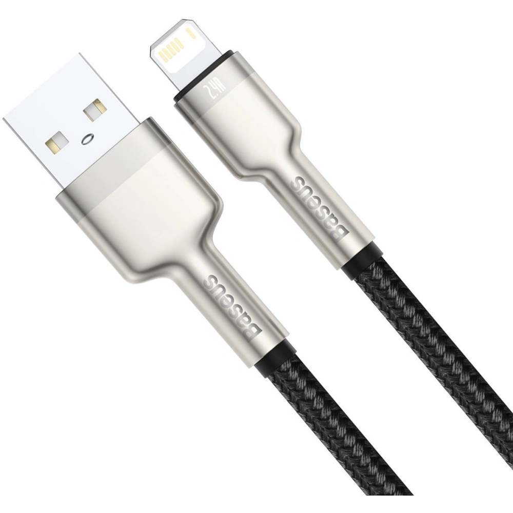 Hurtownia GSM - Kabel Baseus Cafule USB-A/Lightning 2.4A, 2m (schwarz) - BSU4143 - {ean13} - Hurt
