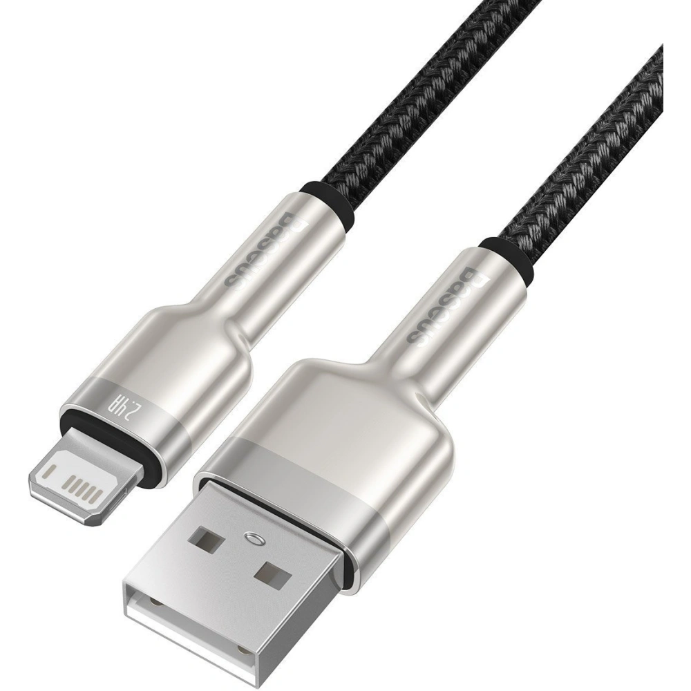 Hurtownia GSM - Kabel Baseus Cafule USB-A/Lightning 2.4A, 2m (schwarz) - BSU4143 - {ean13} - Hurt