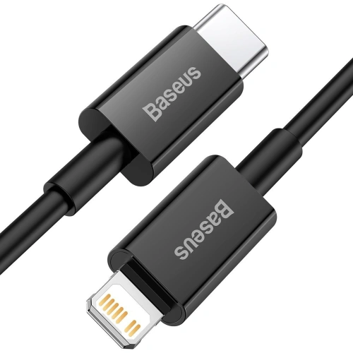 Kabel Baseus Superior Series USB-C/Lightning 20W, PD, 2m (czarny)