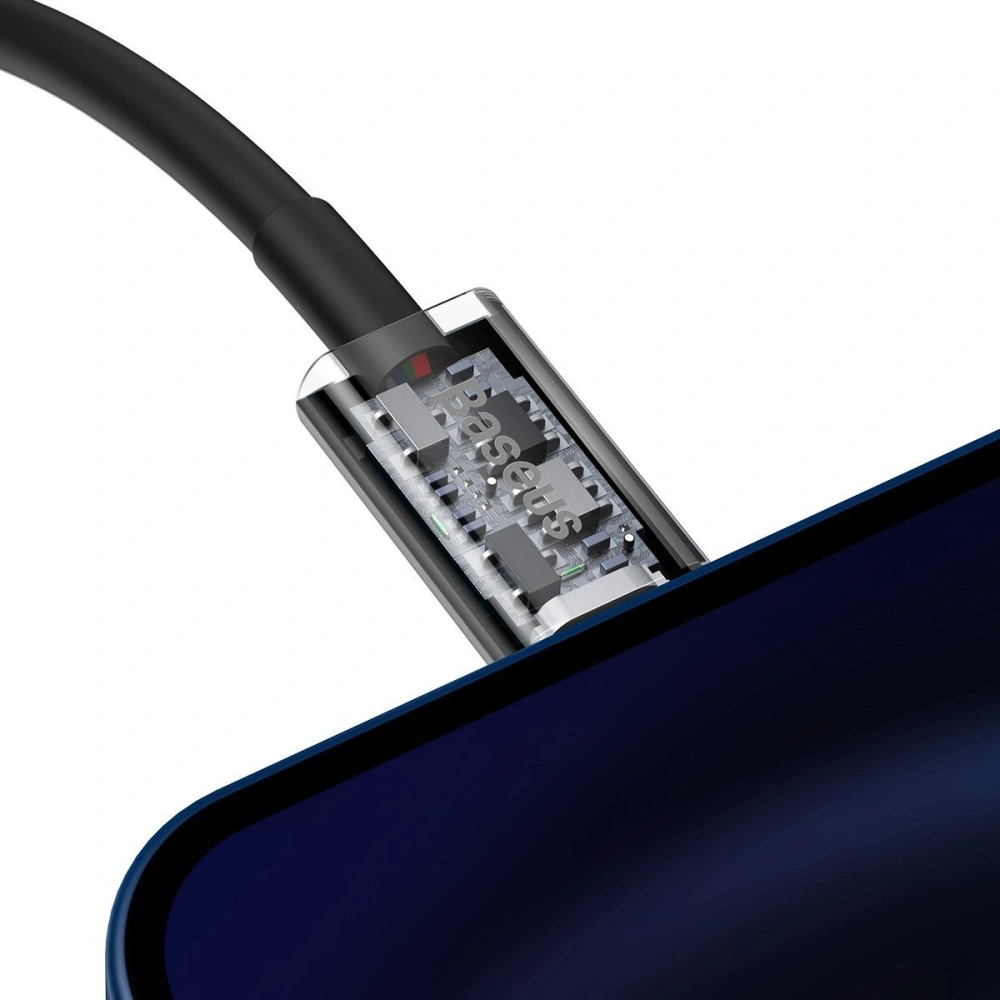 Hurtownia GSM - Cablul Baseus Superior Series USB-C/Lightning 20W, PD, 2m (negru) - BSU4146 - {ean13} - Hurt