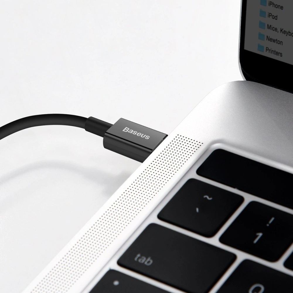 Hurtownia GSM - Cablul Baseus Superior Series USB-C/Lightning 20W, PD, 2m (negru) - BSU4146 - {ean13} - Hurt