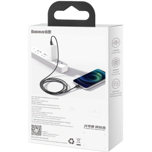 Kabel Baseus Superior Series USB-C/Lightning 20W, PD, 2m (czarny) Kabel Baseus Superior Series USB-C/Lightning 20W, PD, 2m (czarny)