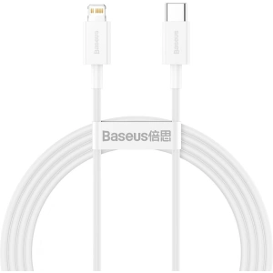 Kabel Baseus Superior Series USB-C/Lightning 20W, PD, 1.5m (biały)