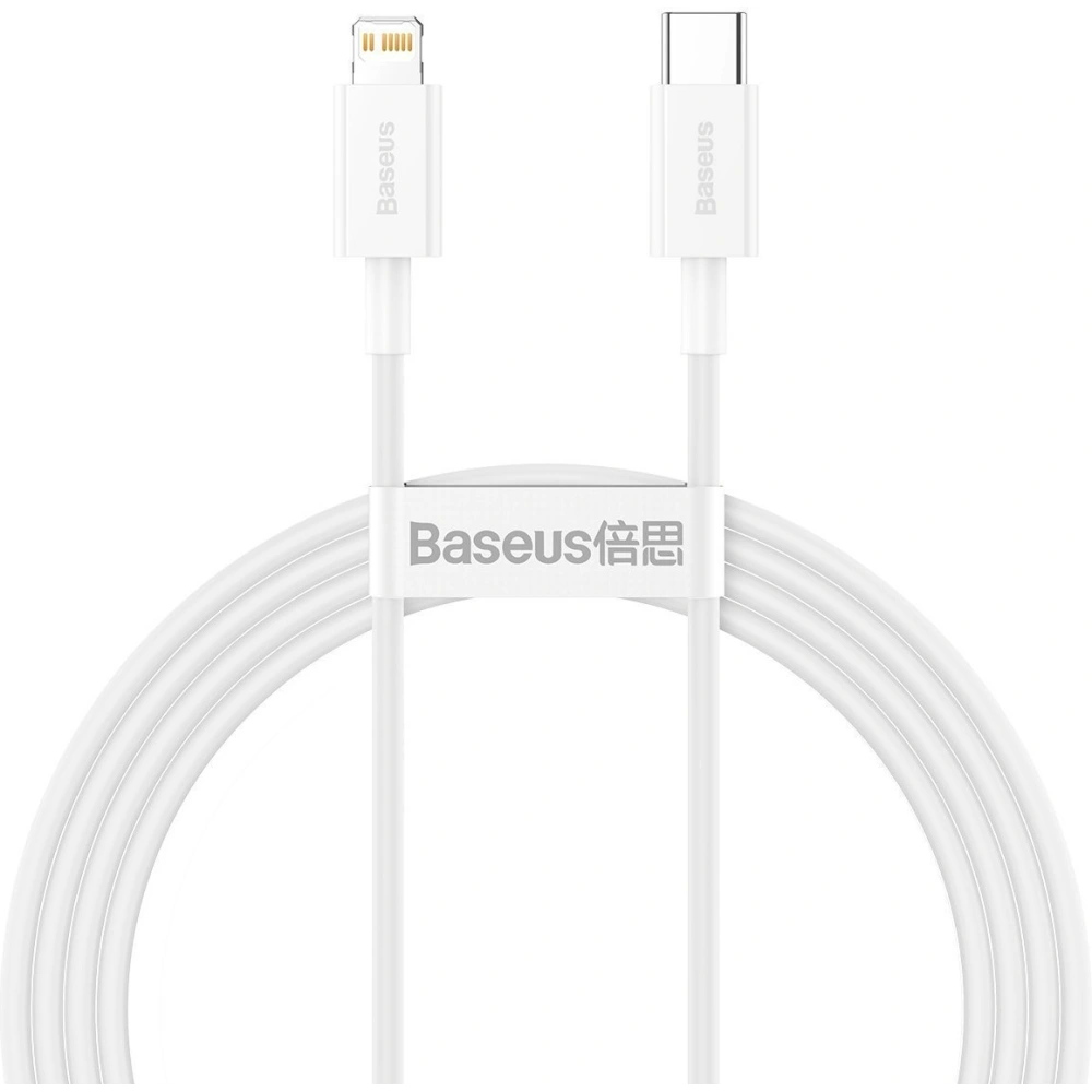 Hurtownia GSM - Cablul Baseus Superior Series USB-C/Lightning 20W, PD, 1.5m (alb) - BSU4147 - {ean13} - Hurt