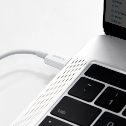 Kabel Baseus Superior Series USB-C/Lightning 20W, PD, 1.5m (biały)