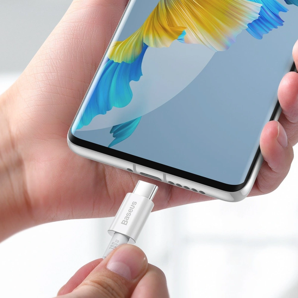 Hurtownia GSM - Kabel Baseus Superior Series USB-C/USB-C 100W, 1m (biały) - BSU4148 - {ean13} - Hurt