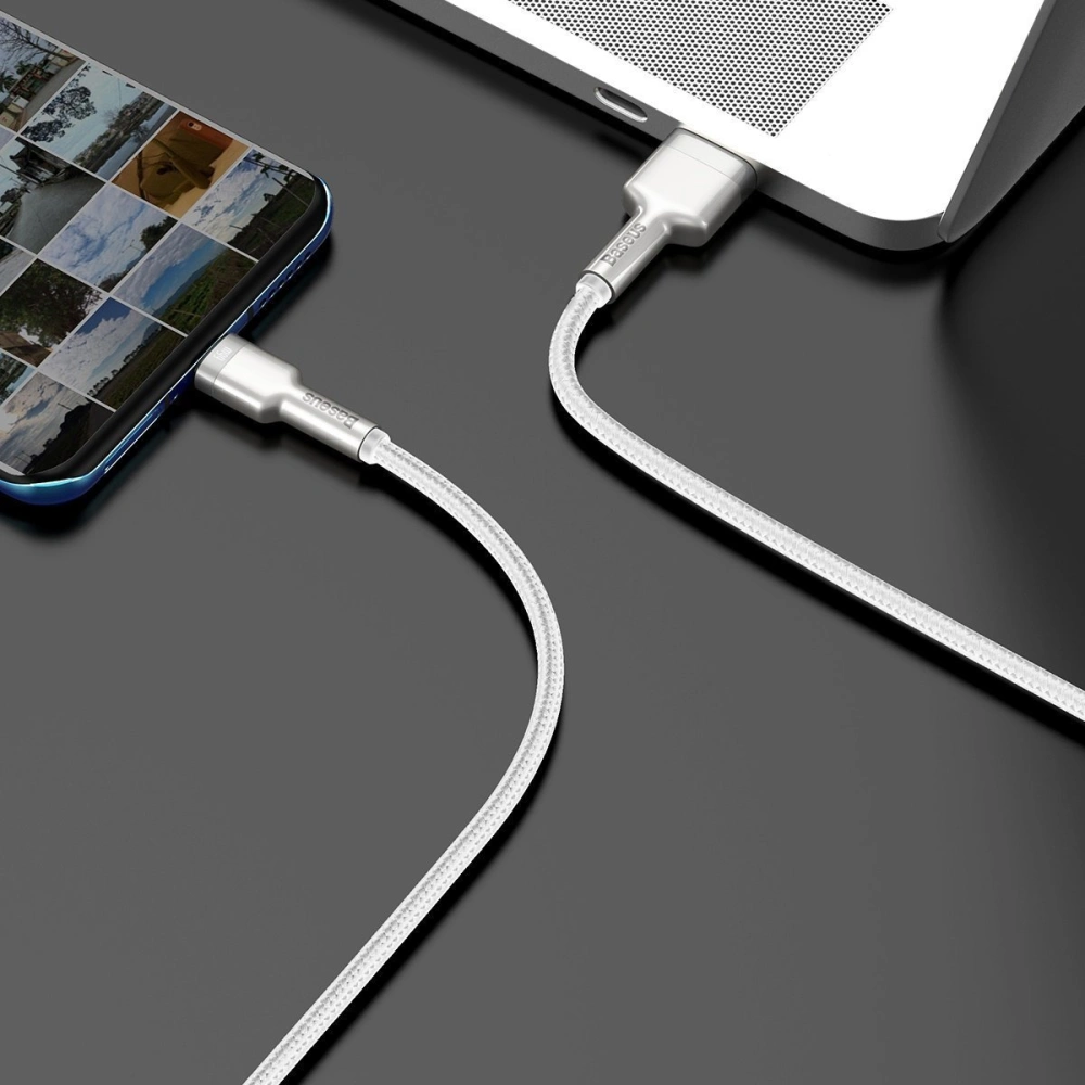 Hurtownia GSM - Cablul Baseus Cafule USB-A/USB-C 66W, 1m (alb) - BSU4150 - {ean13} - Hurt