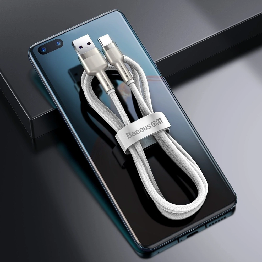 Hurtownia GSM - Cablul Baseus Cafule USB-A/USB-C 66W, 1m (alb) - BSU4150 - {ean13} - Hurt