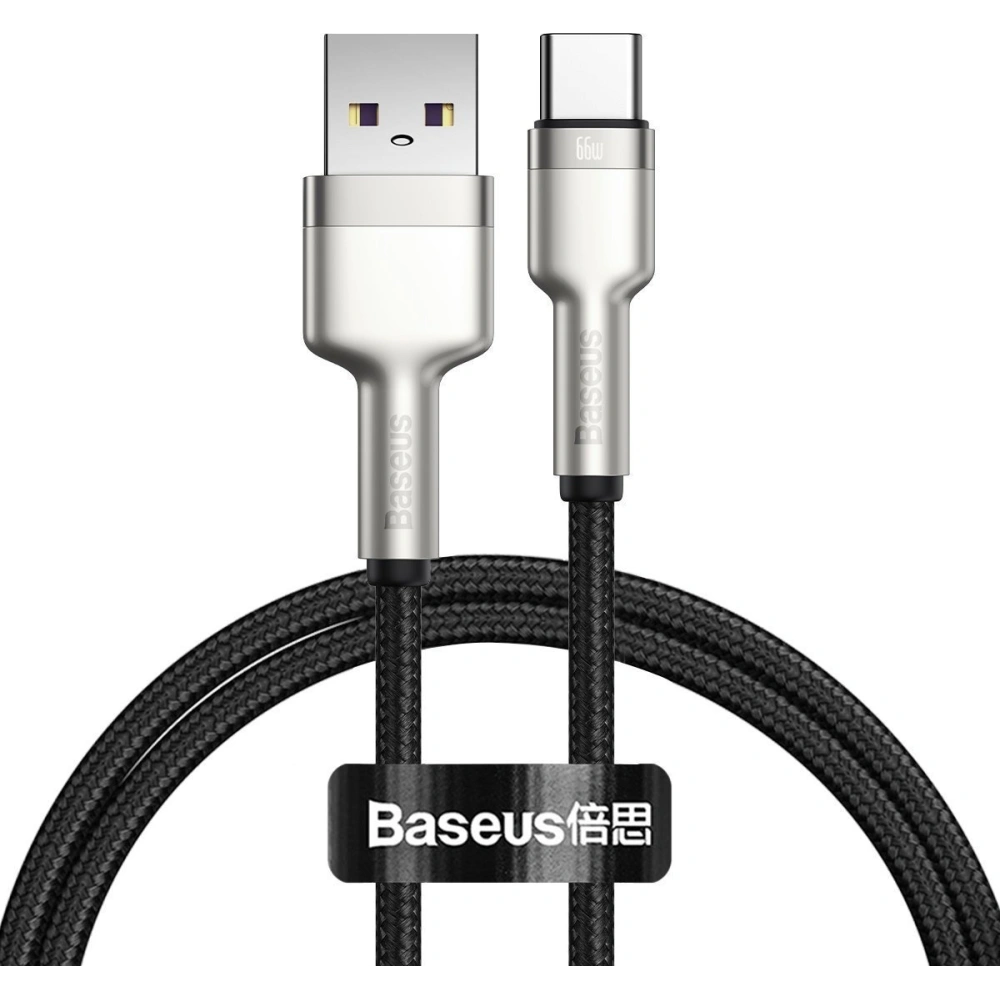 Hurtownia GSM - Kábel Baseus Cafule USB-A/USB-C 66W, 1m (fekete) - BSU4151 - {ean13} - Hurt