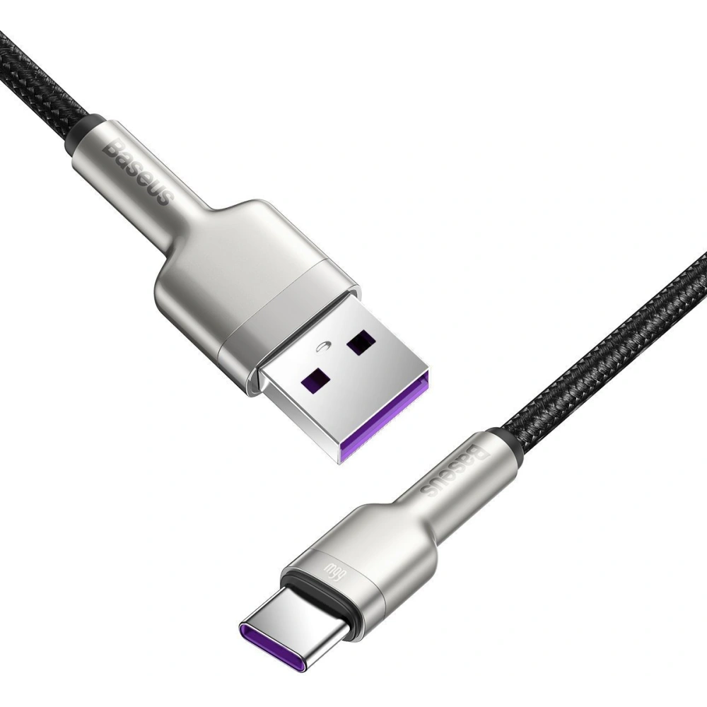 Hurtownia GSM - Kábel Baseus Cafule USB-A/USB-C 66W, 1m (fekete) - BSU4151 - {ean13} - Hurt