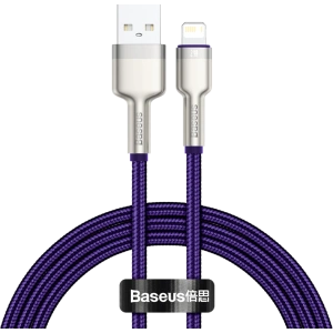 Kabel Baseus Cafule USB-A/Lightning 2.4A, 1m (fioletowy)