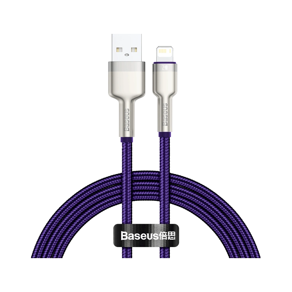 Hurtownia GSM - Kabel Baseus Cafule USB-A/Lightning 2.4A, 1m (lila) - BSU4152 - {ean13} - Hurt