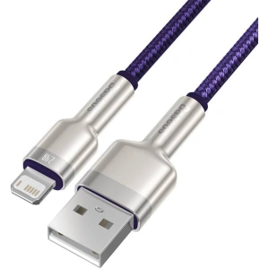 Kabel Baseus Cafule USB-A/Lightning 2.4A, 1m (fioletowy)