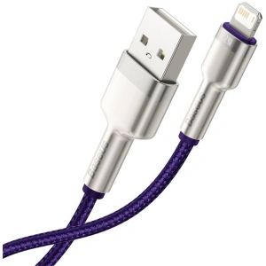 Kabel Baseus Cafule USB-A/Lightning 2.4A, 1m (fioletowy)