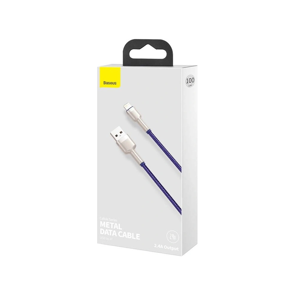 Hurtownia GSM - Kabel Baseus Cafule USB-A/Lightning 2.4A, 1m (lila) - BSU4152 - {ean13} - Hurt