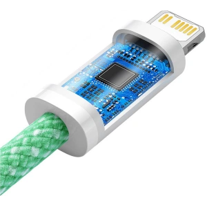Kabel Baseus Dynamic Series USB-C/Lightning 20W, 1m (grün)