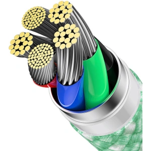 Kabel Baseus Dynamic Series USB-C/Lightning 20W, 1m (zielony)