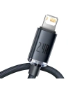 Hurtownia GSM - Kabel Baseus Crystal Shine USB-A/Lightning 2.4A, 2m (černý) - BSU4155 - {ean13} - Hurt