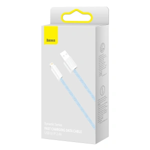 Kabel Baseus Dynamic USB-A/Lightning 2.4A, 2m (niebieski)