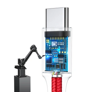 Hurtownia GSM - USB Rapid Series 3 az 1-ben kábel USB-C / Lightning / Micro 1.2m (piros) - BSU4158 - {ean13} - Hurt