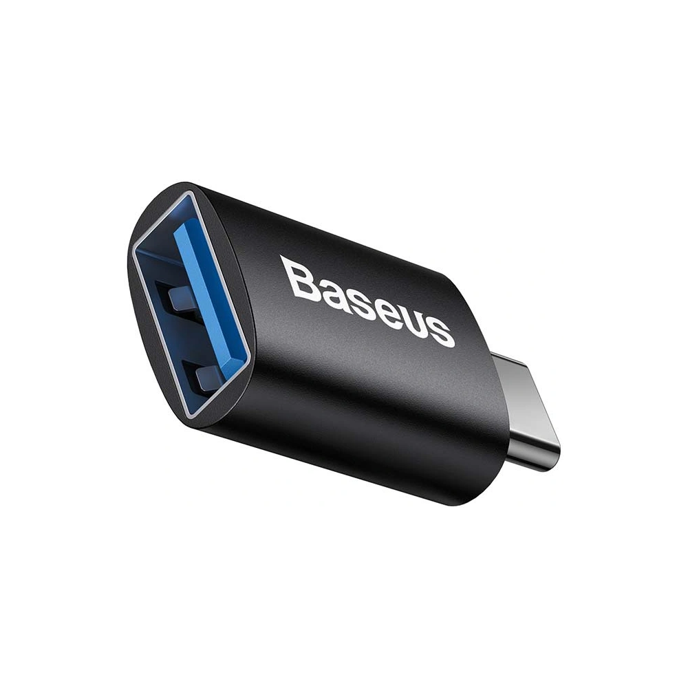 Hurtownia GSM - Adaptér Baseus Ingenuity USB-C/USB-A OTG (černý) - BSU4162 - {ean13} - Hurt