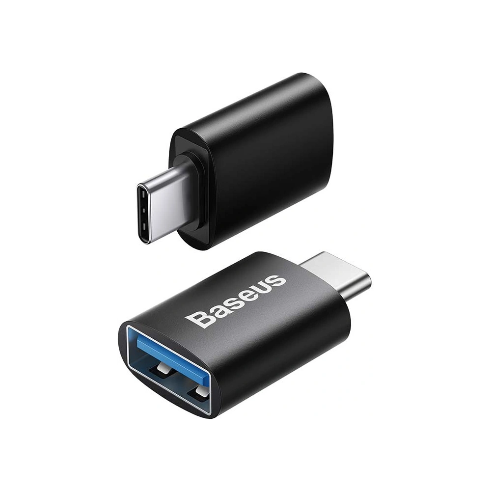 Hurtownia GSM - Adaptér Baseus Ingenuity USB-C/USB-A OTG (černý) - BSU4162 - {ean13} - Hurt