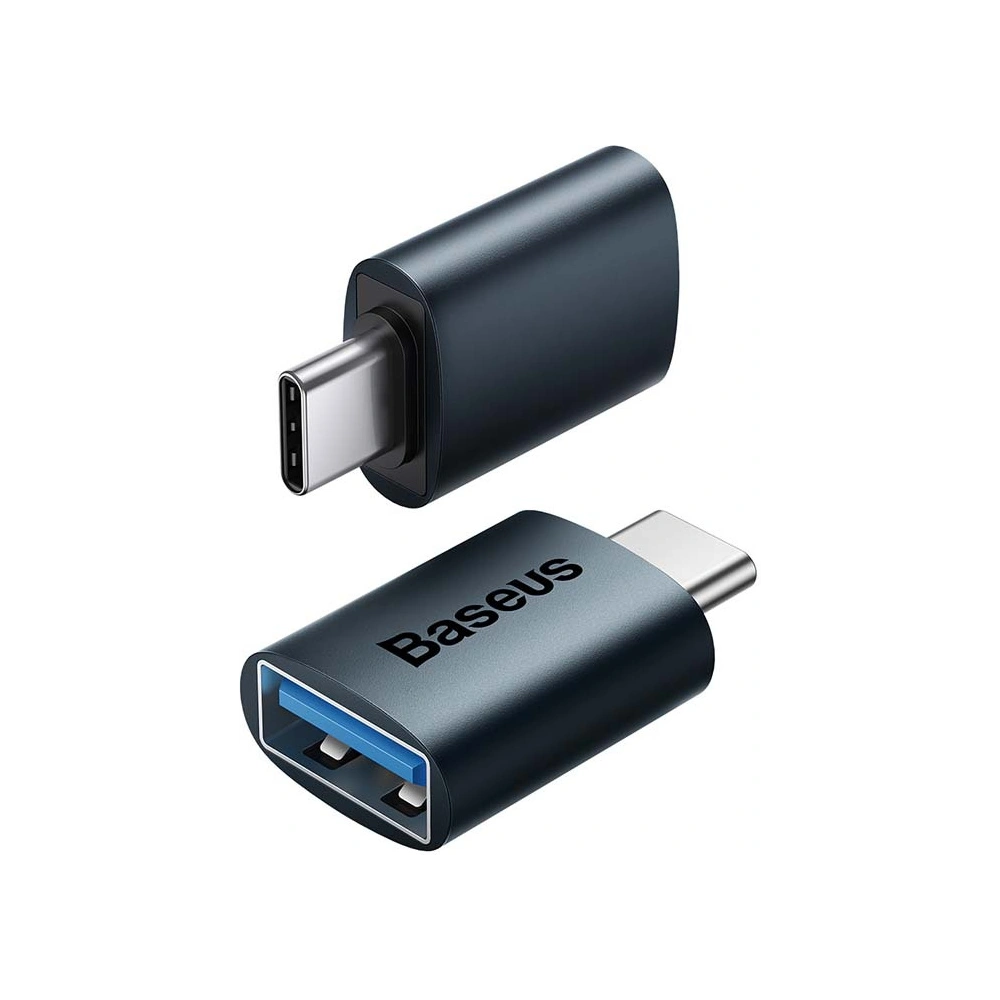 Hurtownia GSM - Adaptér Baseus Ingenuity USB-C/USB-A OTG (modrý) - BSU4163 - {ean13} - Hurt