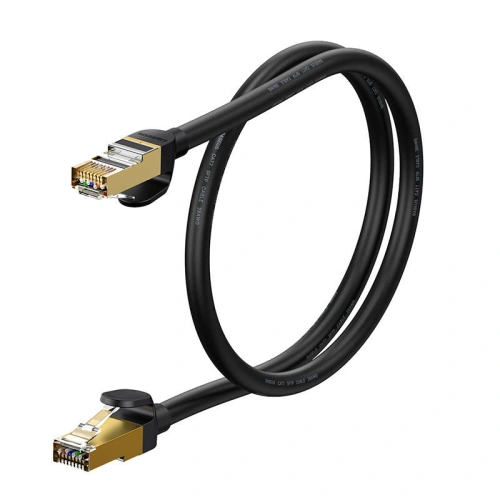 Kabel sieciowy Baseus Ethernet RJ45 10Gbps, 1m (czarny)