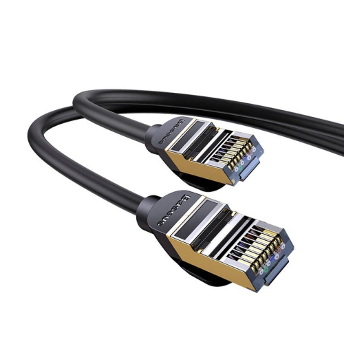 Kabel sieciowy Baseus Ethernet RJ45 10Gbps, 1m (czarny)