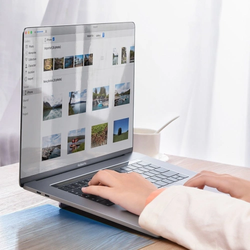 Podstawka pod laptopa Baseus Apple MacBook składana srebrny