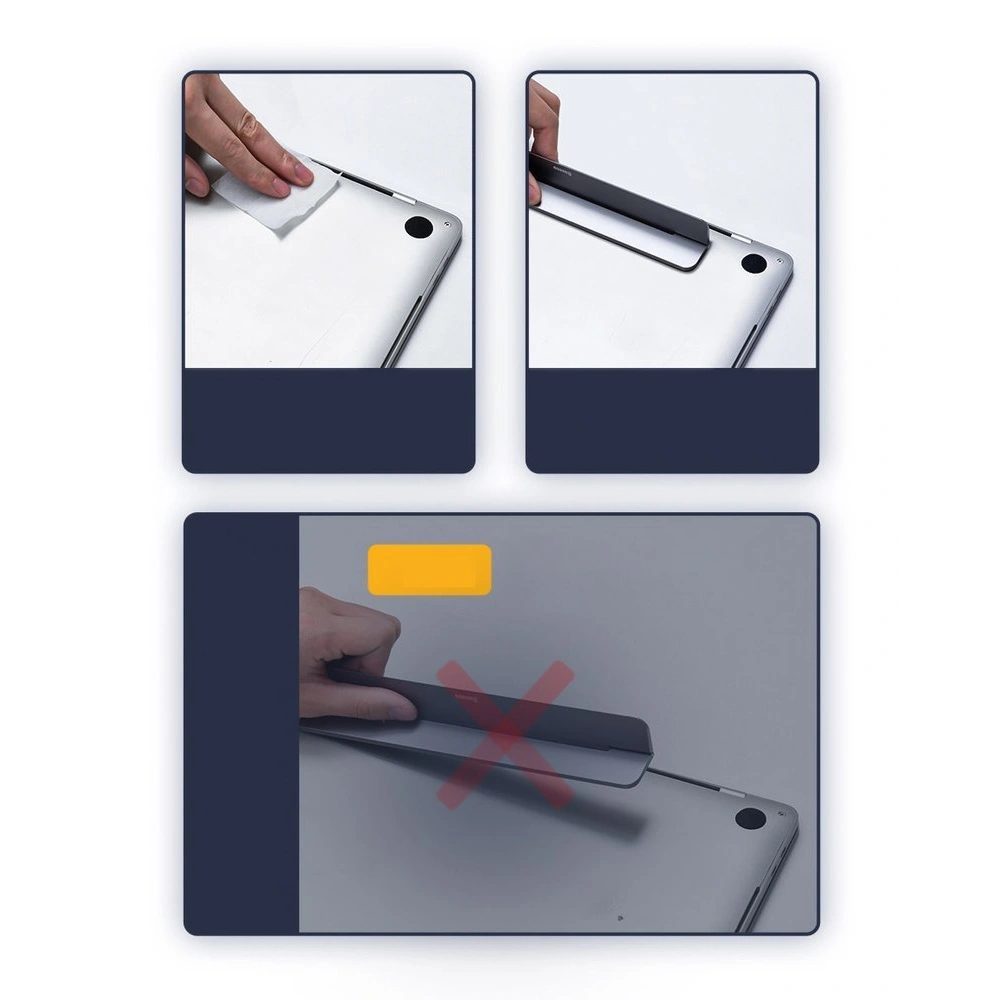 Hurtownia GSM - Laptop állvány Baseus Apple MacBook összecsukható ezüst színben - BSU4166 - {ean13} - Hurt