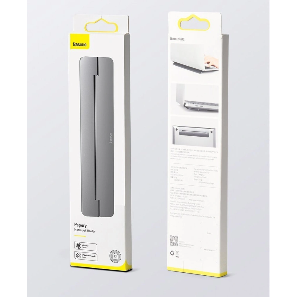 Hurtownia GSM - Laptop állvány Baseus Apple MacBook összecsukható ezüst színben - BSU4166 - {ean13} - Hurt